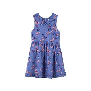 Peek Purple Butterfly Print Dress Girls 10